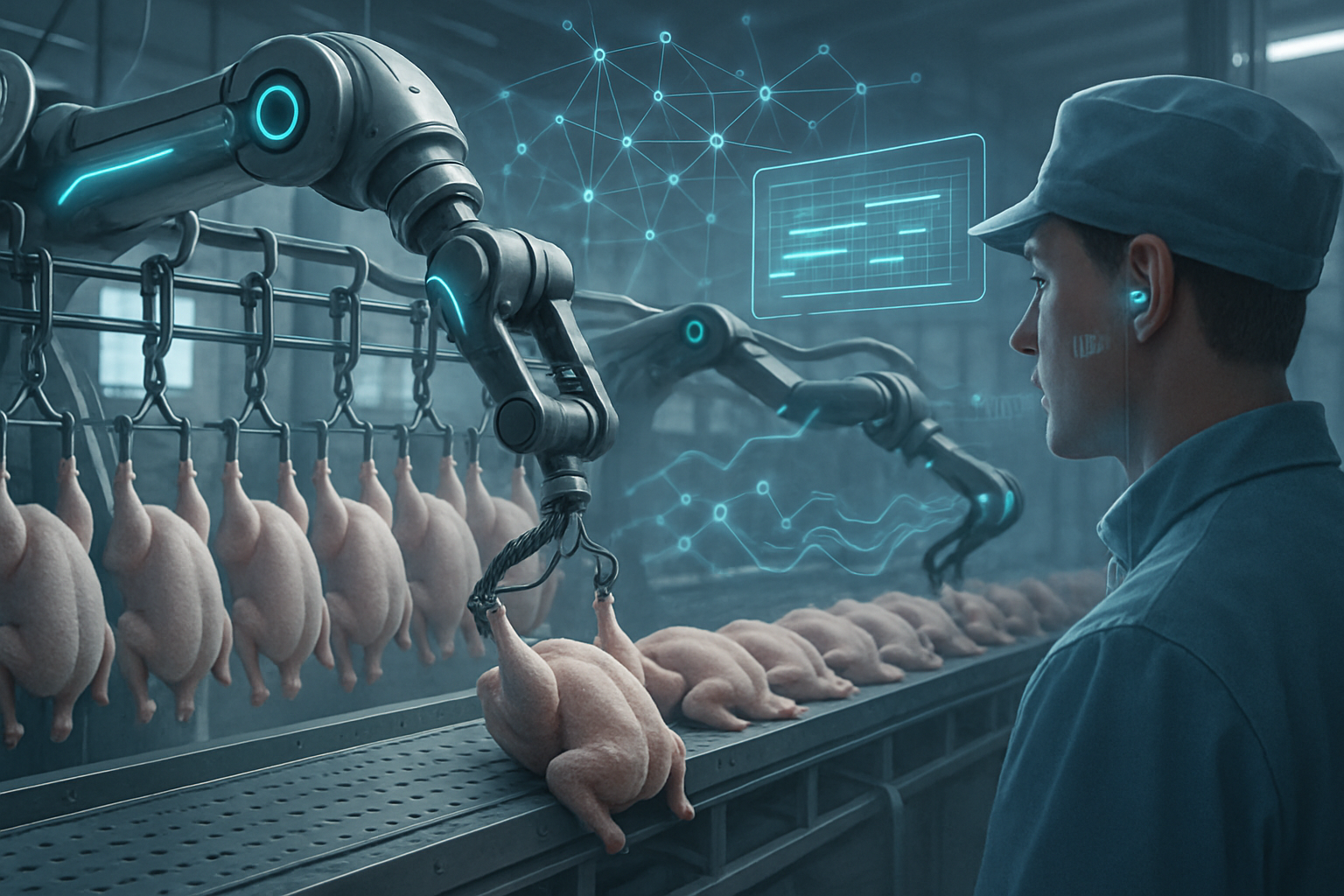 AI Takes Flight: Revolutionizing Poultry Processing with Predictive Scheduling and Voice Assistants