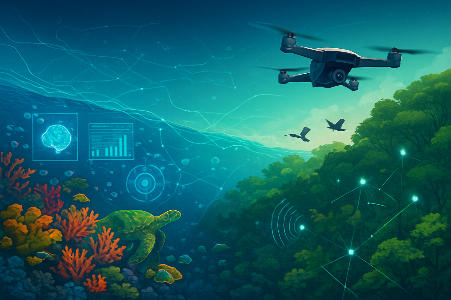 AI Takes Flight and Dives Deep: Bezos Earth Fund Fuels $4 Million in Conservation Innovation