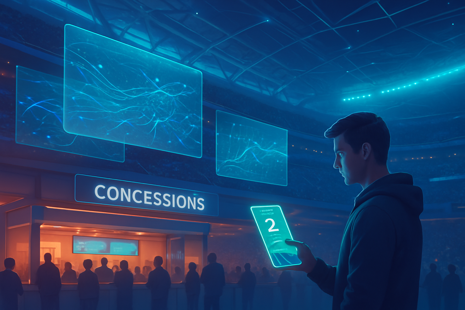 From Seats to Snacks: How AI is Revolutionizing Stadium Concessions with Real-Time Wait Times