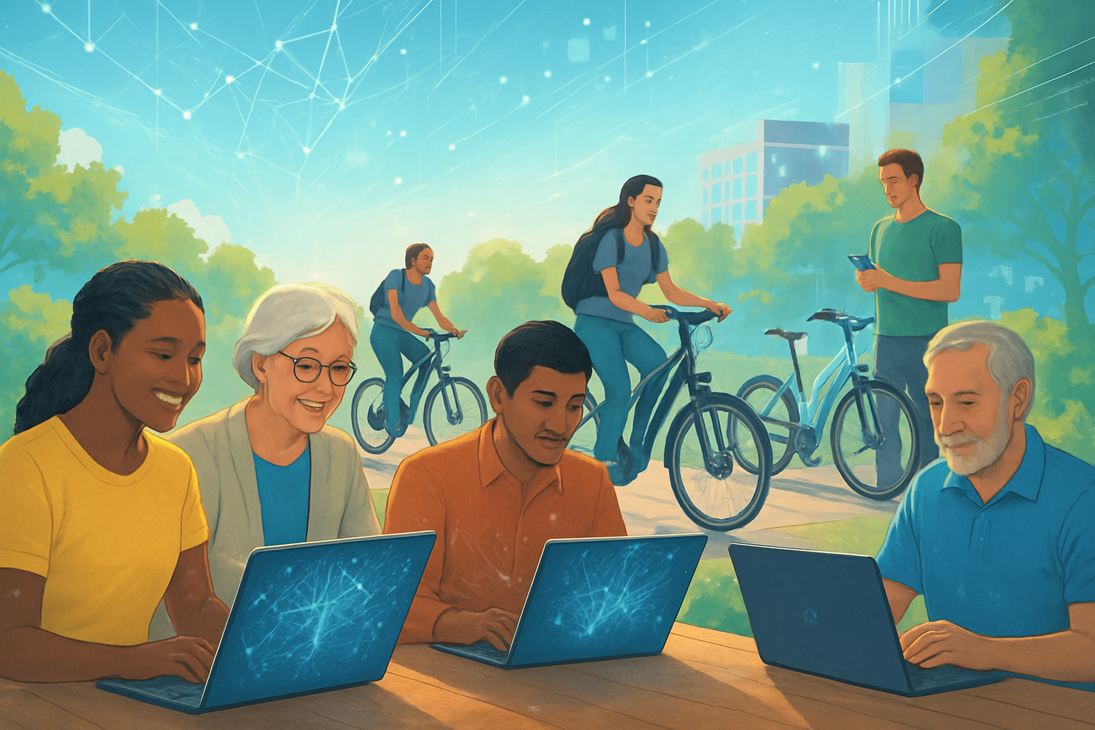 Bridging Divides: CityServe’s Groundbreaking Tech and E-Bike Initiatives Pave Way for Future AI Integration