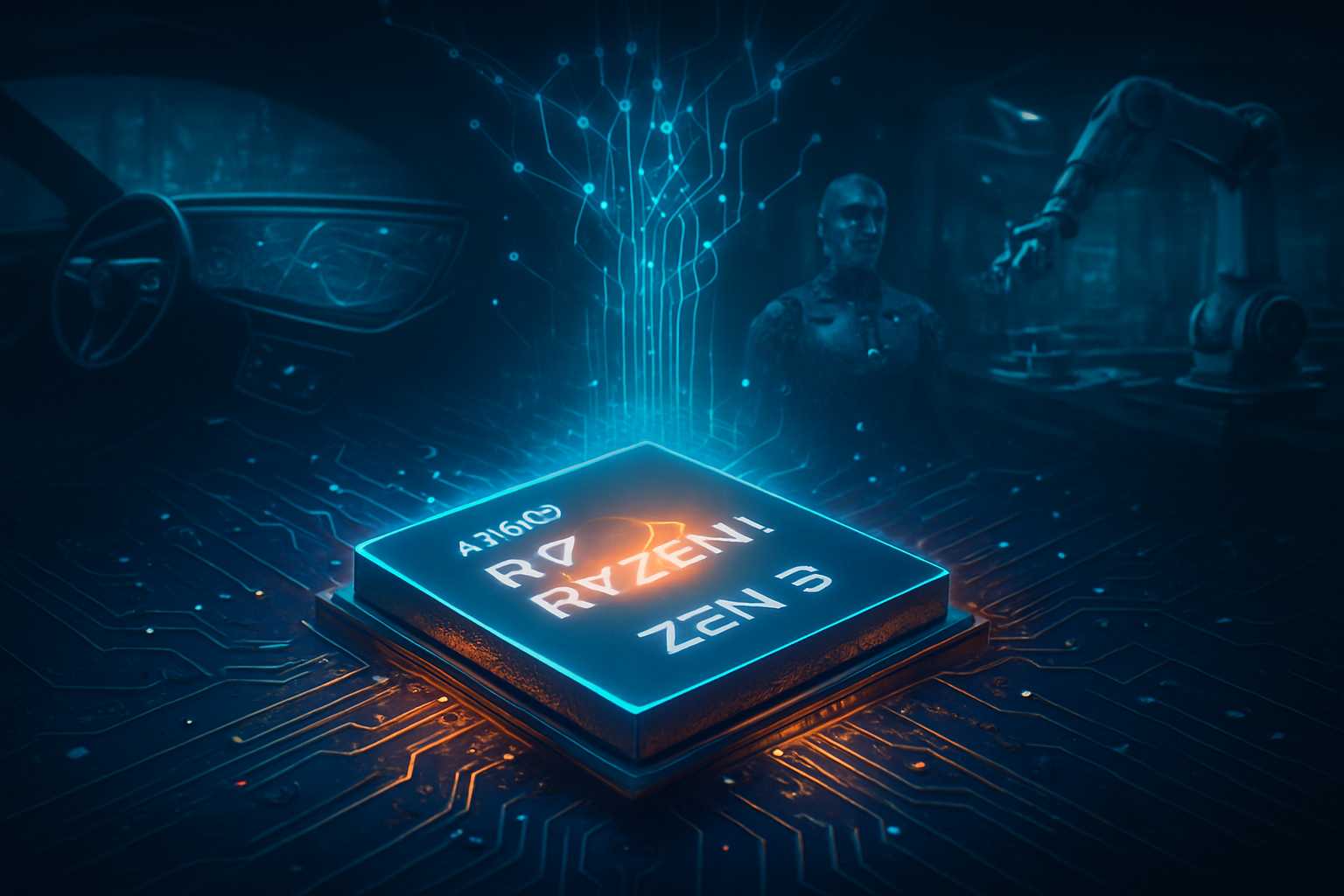 AMD Unleashes Zen 5 for the Edge: New Ryzen AI P100 and X100 Series to Power Next-Gen Robotics and Automotive Cockpits